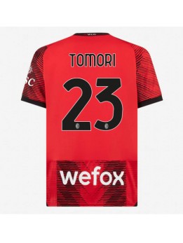 Moški Nogometna dresi replika AC Milan Fikayo Tomori #23 Domači 2023-24 Kratek rokav